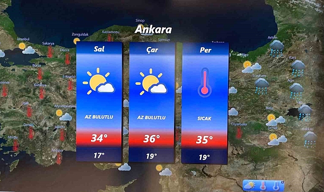 "Yağışlı hava ülkemizi yarından itibaren terk ediyor"