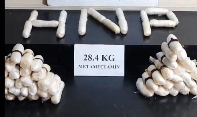 Yüksekova'da metamfetamin ele geçirildi