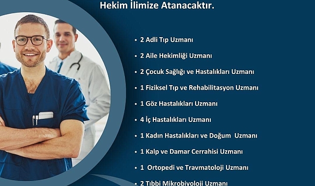 117.Devlet yükümlüğü kurası kapsamında Hakkari'ye 20 uzman hekim atandı