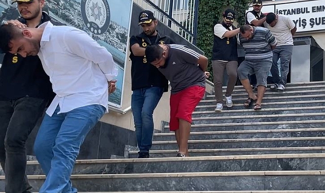 3 milyon liralık kablo çalan hırsızlara düzenlenen operasyonda 7 şüpheli gözaltına alındı