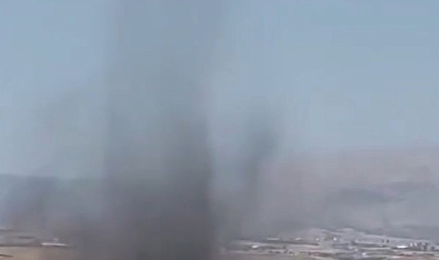 Adıyaman'da hortum görüntülendi
