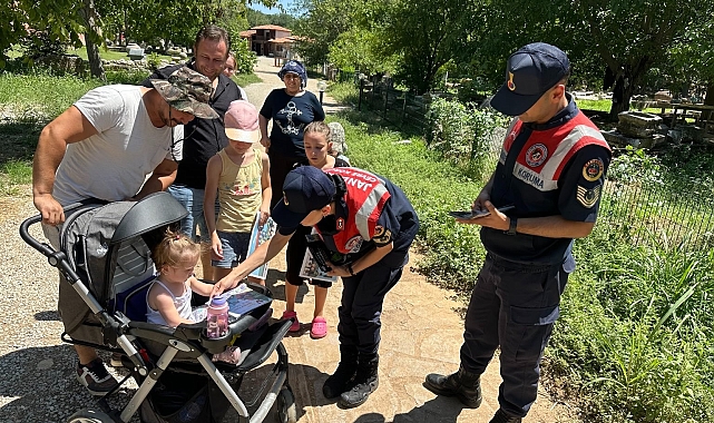 Afrodisias Antik Kenti'ni ziyaret edenler, orman yangınlarına karşı bilgilendirildi