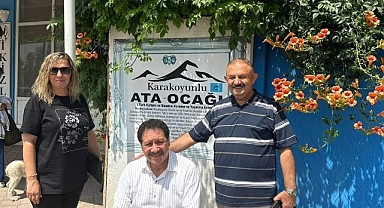 Aşık Maksut Koca (Feryadi) ve AKI-Der Başkanı Canan Avşar Uzun Karakoyunlu Ata Ocağı'nı ziyaret etti