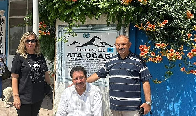 Aşık Maksut Koca (Feryadi) ve AKI-Der Başkanı Canan Avşar Uzun Karakoyunlu Ata Ocağı'nı ziyaret etti