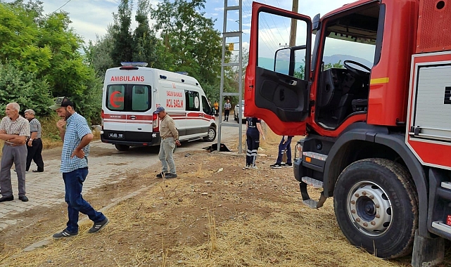 Çıktığı elektrik direğinde akıma kapılan genç hayatını kaybetti