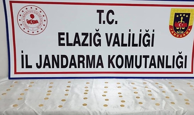 Elazığ'da 70 adet sikke ele geçirildi