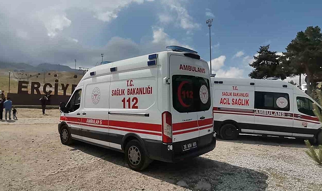 Erciyes'te Dağı'nda yürüyüş yapan bir grup dağcı kaza geçirdi