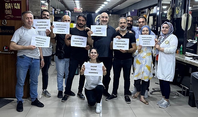 Erzurum'da faaliyet yapan güzellik salonları ve kuaför işletmecilerinden Pazar tepkisi