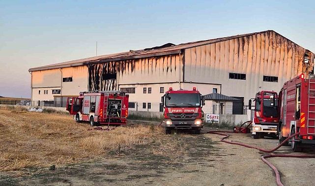 Geri dönüşüm fabrikasında patlama oldu
