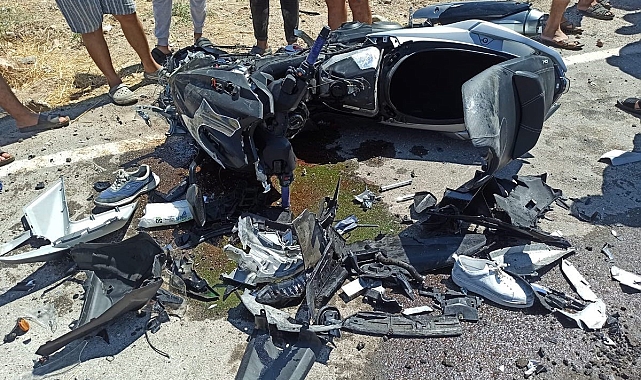 Hatay'da ciple çarpışan motosikletteki 1 kişi öldü