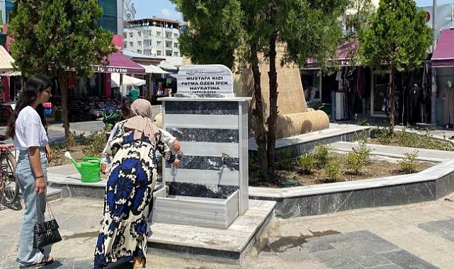 Iğdır’da ablasının hayrına çeşme yaptırdı