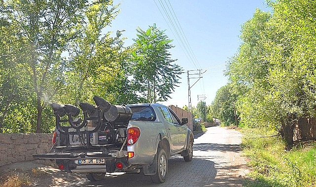 Iğdır’da haşere ilaçlaması aralıksız devam ediyor