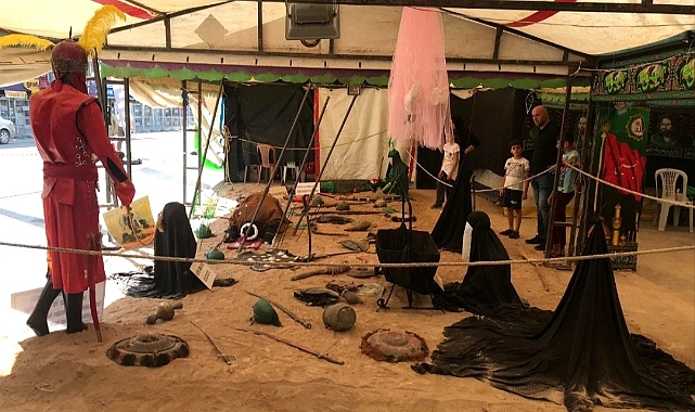 Iğdır'da "Kerbela'dan bir esinti" çadırı kuruldu