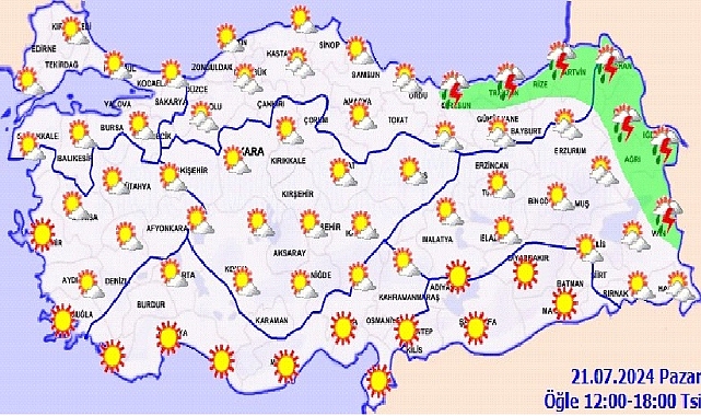Iğdır’da sağanak yağış Pazar günü etkili olacak!