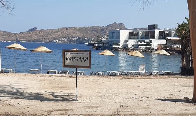 İşletmeler tarafından işgal edilen alan, halk plajı haline getirildi