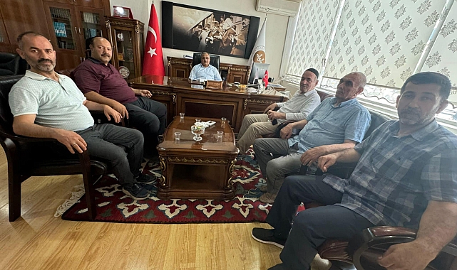 Kaf'tan İl Müftüsü Zahid Demirel’e Hac Ziyareti
