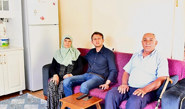 Kaymakam Özcan’dan Şehit ve Gazi ailelerine veda ziyareti