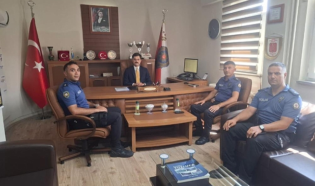 Kaymakam Yılmaz’dan ilçe emniyetine ziyaret