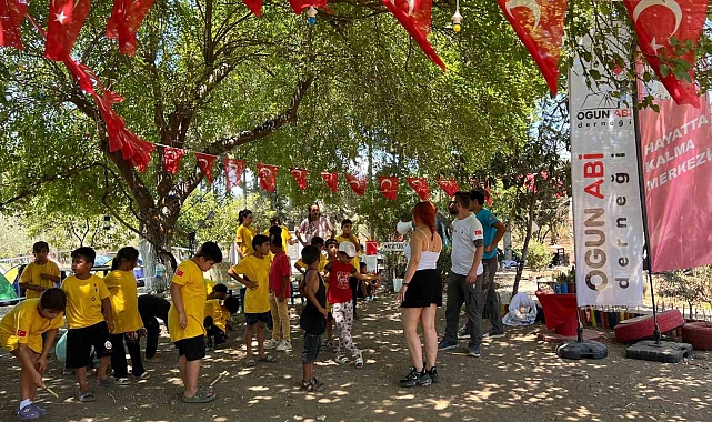 Macera Kampı'nda, çocuklar hem eğlendi hem de öğrendi