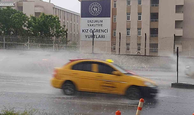 Meteorolojiden Erzurum için sağanak yağış uyarısı yaptı