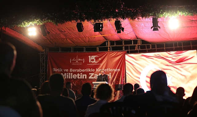 Milletin Zaferi'nin 8’inci yıl dönümünde, aynı ruh ve aynı inançla