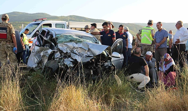 Muş'un Hasköy ilçesinde feci kaza