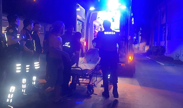 Plaj tesisinde silahlı kavga çıktı