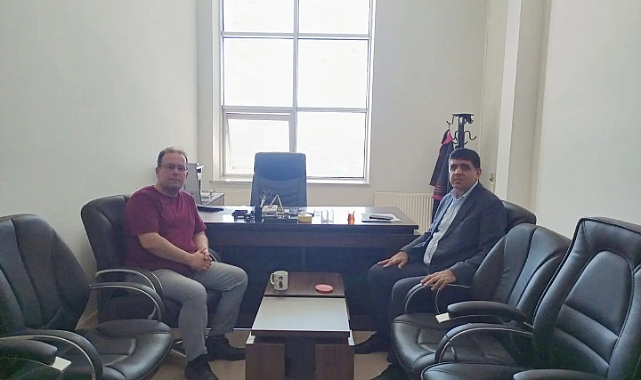 Rektör Alma’dan Dekan Ocak’a hayırlı olsun ziyareti