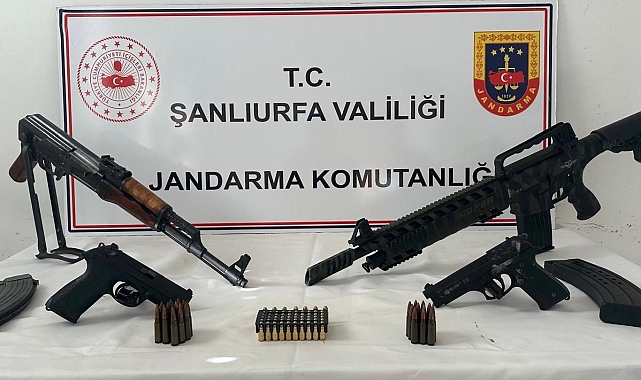 Şanlıurfa'da silah kaçakçılığı operasyonunda 1 şüpheli gözaltına alındı