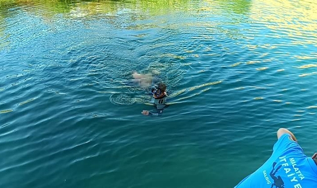 Serinlemek için girdiği gölette boğulma tehlikesi geçiren genç hastaneye kaldırıldı