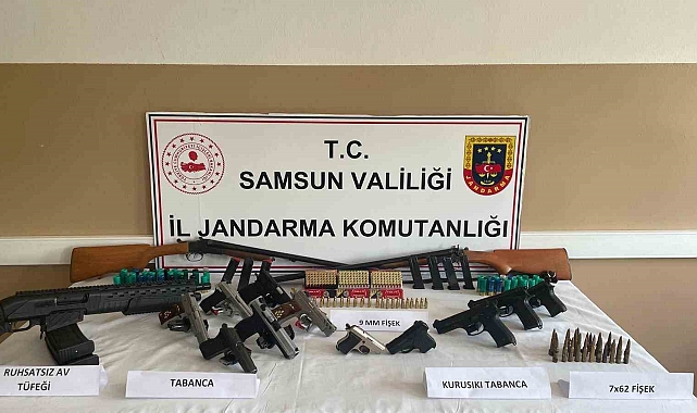 Silah operasyonunda 9 kişi gözaltına alındı