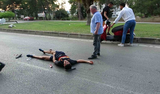 Yardıma giderken kaza yaptı
