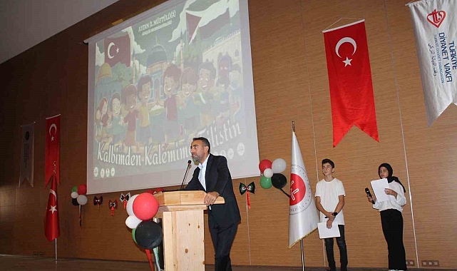 Aydın'da 27 bin 200 öğrenci Filistin'de yaşanan zulmü anlattı