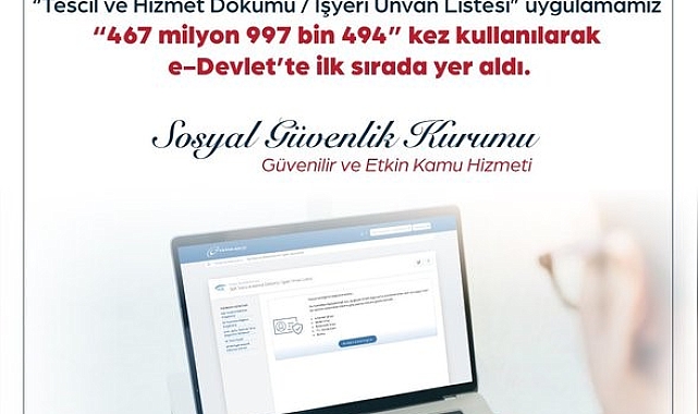 Bakan Işıkhan: "e-Devlet'ten en çok ziyaret edilen uygulama SGK Tescil ve Hizmet Dökümü oldu"