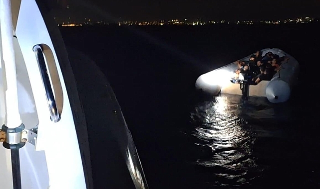 Bodrum'da 22 düzensiz göçmen ile beraberinde 10 çocuk yakalandı