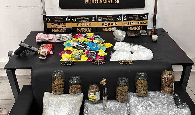 Bodrum'da uyuşturucu operasyonunda 7 kişi gözaltına alındı