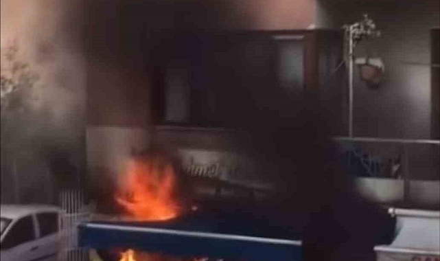 Bursa'da Korkutan Yangın