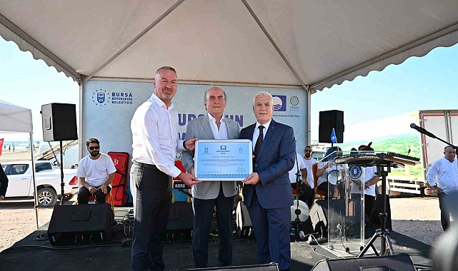 Bursa'nın mavi bayrağı üçe çıktı