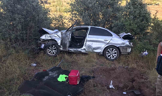 Iğdır’a seyahat eden araç uçuruma yuvarlandı