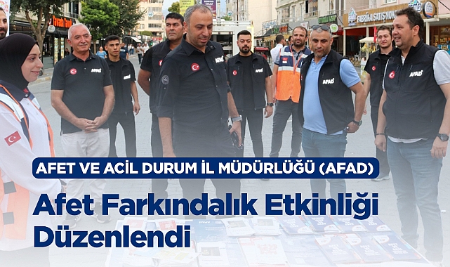 Iğdır’da Afet Farkındalık etkinliği