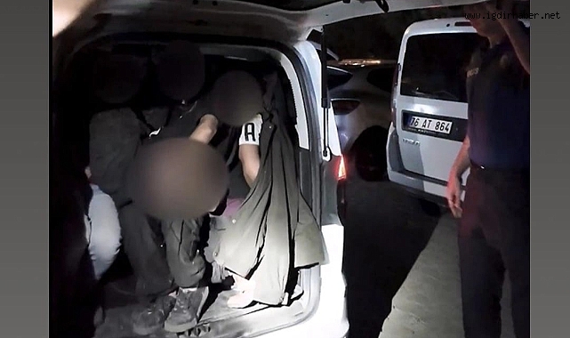 Iğdır'da düzensiz göçmen operasyonu