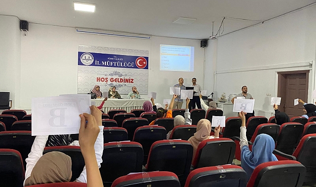 Iğdır’da yaz Kur’an Kursu öğrencileri arasında bilgi yarışması yapıldı