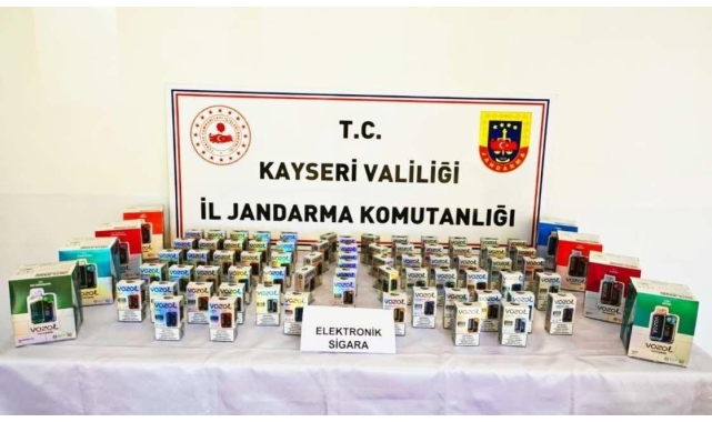 Jandarmadan kaçak elektronik sigara operasyonu