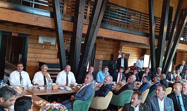 Kaymakam Aslantatar, Başkan Kılıç muhtarlarla buluştu