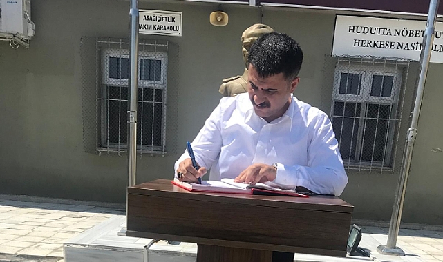 Kaymakam Aydın; “Rahat uyuyorsak, bu sizlerin sayesindedir”