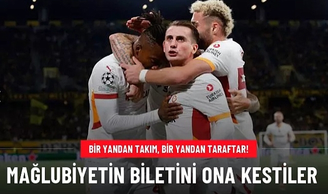Mağlubiyetin biletini ona kestiler! Galatasaray'da yıldız futbolcuya tepki