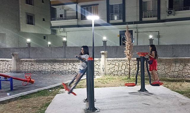 Muhtar Eray’ın girişimleriyle tadilatı yapılan park tekrar faaliyete geçti