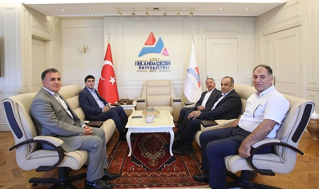 Rektör Alma'dan Ağrı İbrahim Çeçen Üniversitesi Rektörü Karabulut'a ziyaret