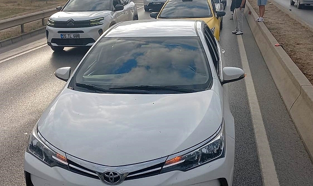 Samsun'da  zincirleme kaza: 5 araç birbirine girdi