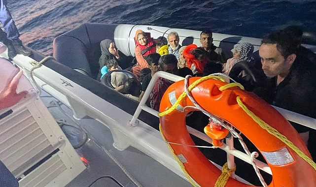 Yunanistan'a yasadışı yollarla geçmek isteyen 34 düzensiz göçmen yakalandı